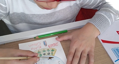 SGM öğrencileri yeni yıl mesajlarını Başkan Yüce'ye gönderdi